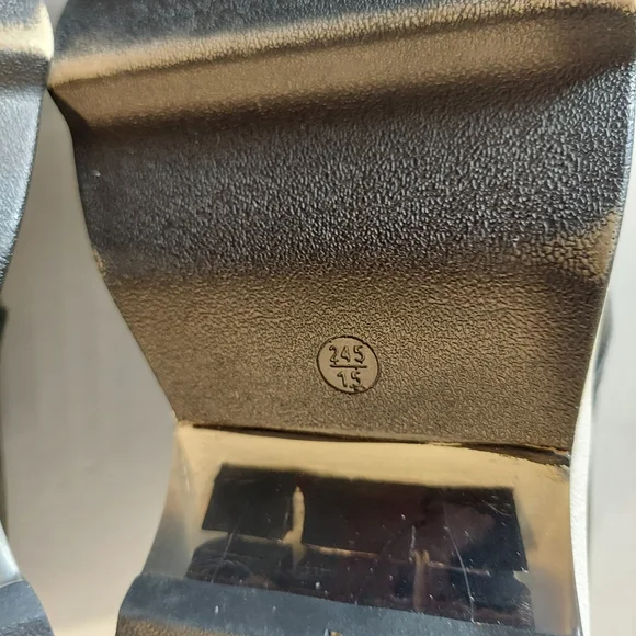 Black White Flower Embellished Slipon Sneakers - Picture 12 of 16